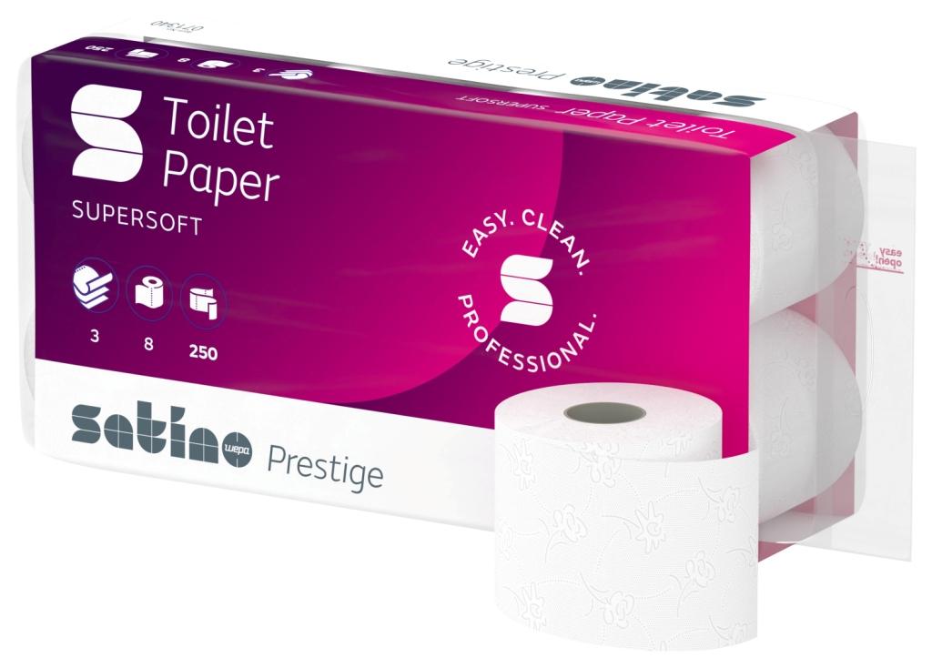 papier hygiénique toilette satino prestige wepa