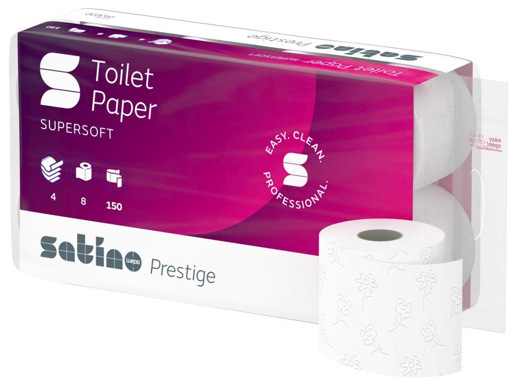 papier hygiénique toilette satino prestige wepa