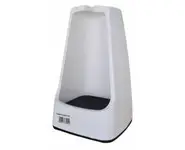 Support brosse WC haut blanc