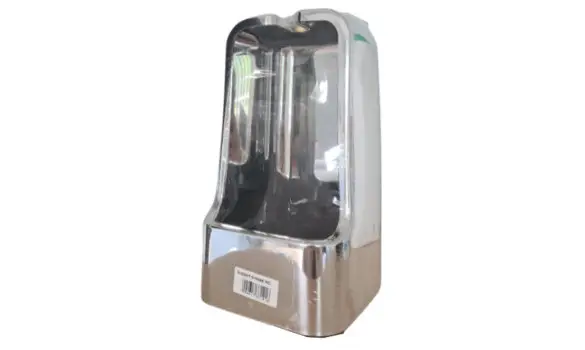 Support brosse WC haut chromé