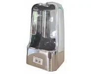 Support brosse WC haut chromé