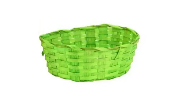 Corbeille bambou vert