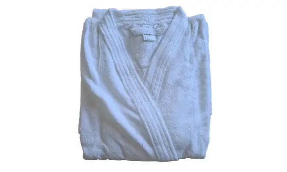 Peignoir bambou blanc