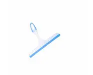 Raclette salle de bain bleue