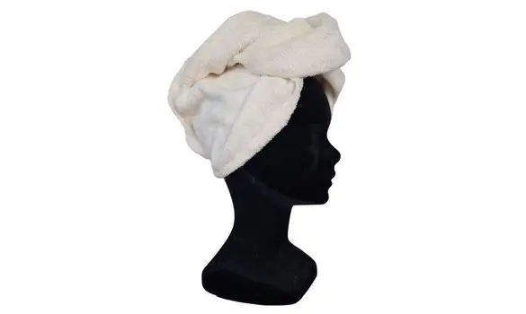 Turban bambou écru