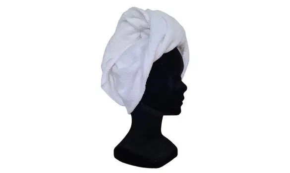 Turban bambou blanc