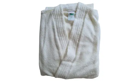 Peignoir enfant bambou écru