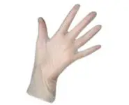 Gant vinyle naturel poudré M