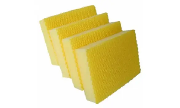 éponge filet et billes Color Clean jaune