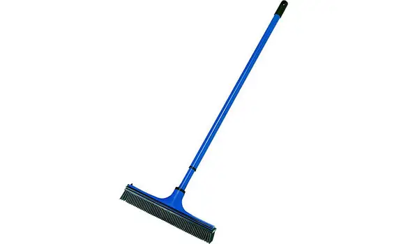 Balai V7 bleu manche télescopique