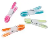 Pinces à linge bi-matière translucides