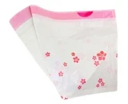 Sac poubelle 20 L blanc décoré parfumé