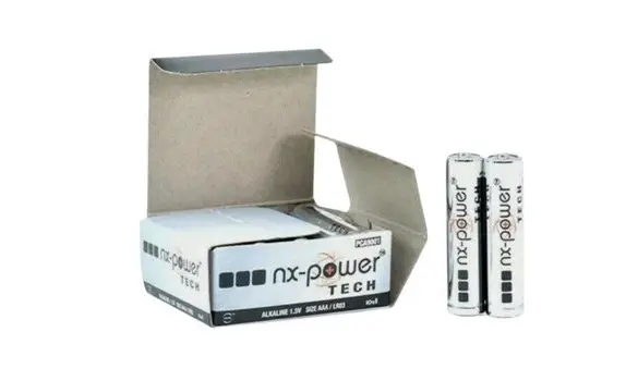 Piles alcalines LR03 1.5V x10