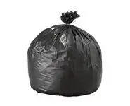 Sacs poubelle 50 L noir avec lien