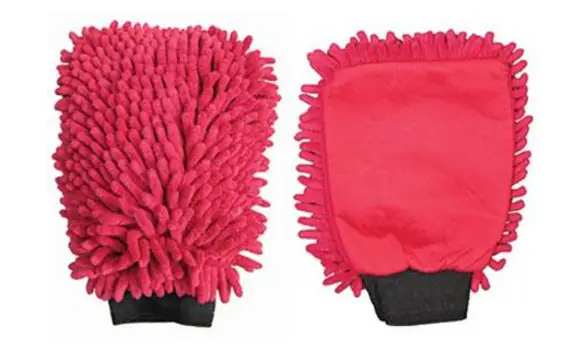 Gant microfibre Rasta rouge