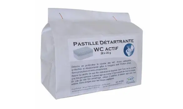 Pastille détartrante WC Actif