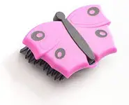 Brosse papillon rose V7