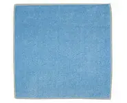 Carré éponge bleu microfibre x2