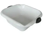 Cuvette carrée blanche 5L