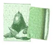 Torchon METIS + carré cuisine vert