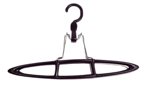 Cintre bi-matière jupe/pantalon noir