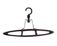 Cintre bi-matière jupe/pantalon noir