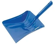 Pelle à poussière métal laqué bleue