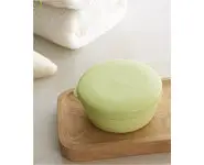 Boîte à savon verte avec égouttoir
