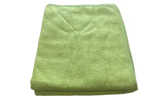 Drap bain bambou vert lime
