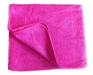 Drap bain bambou fuchsia