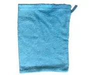 Gant toilette bambou bleu