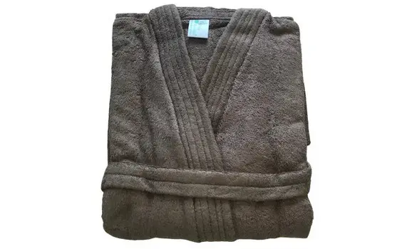 Peignoir bambou chocolat