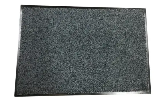Tapis microfibre gris 60x90 cm