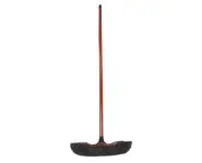 Balai demi-tête vernis teck