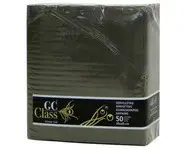 Serviettes table CHOCOLAT non tissé