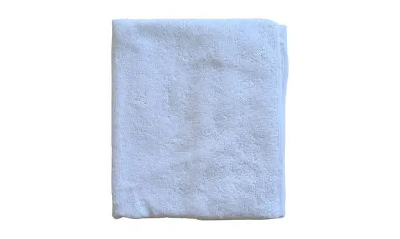 Serviette toilette bambou blanc