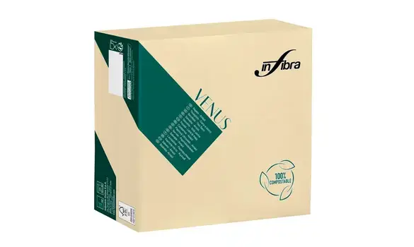 Serviette table IVOIRE Airlaid non tissé