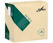 Serviette table IVOIRE Airlaid non tissé