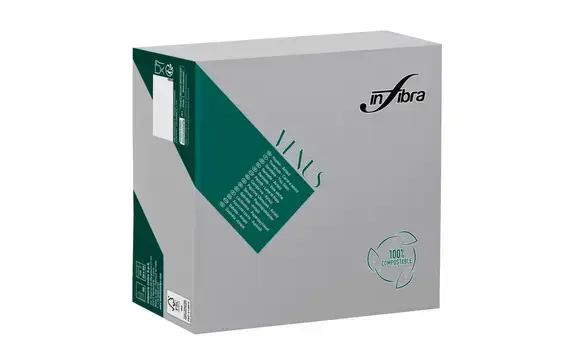 Serviettes table GRIS Airlaid non tissé