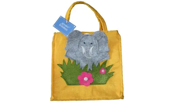 Sac feutrine avec marionnette de doigt