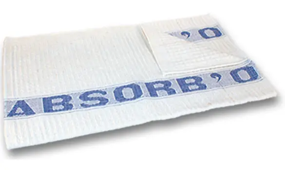 Serpillière coton gaufrée extra blanche