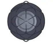 Kochblume anthracite 33 cm