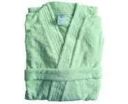 Peignoir bambou vert lime