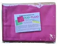 Duo chiffon microsatin fluo rose/vert