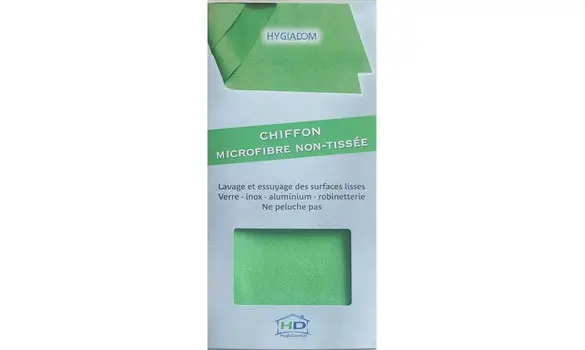 Chiffon microfibre non tissée VERT