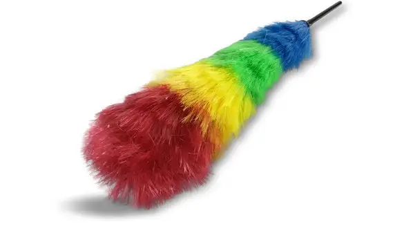 Plumeau synthétique multicolore