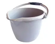 Seau de ménage 6L blanc