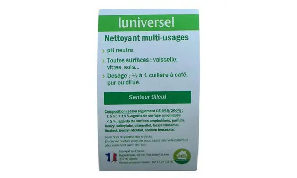 Etiquette adhésive Luniversel Tilleul