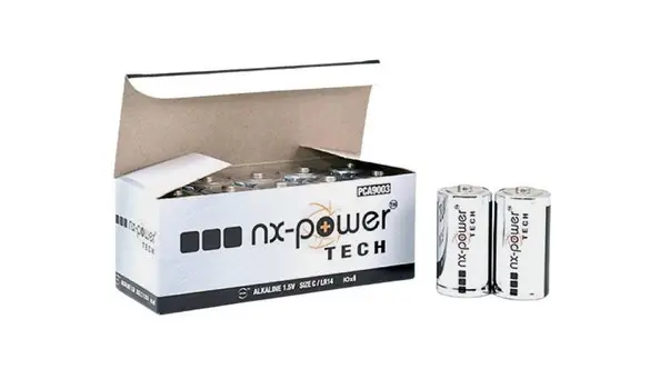 Piles alcalines LR14 1.5V x2