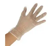 Gant vinyle naturel poudré XL